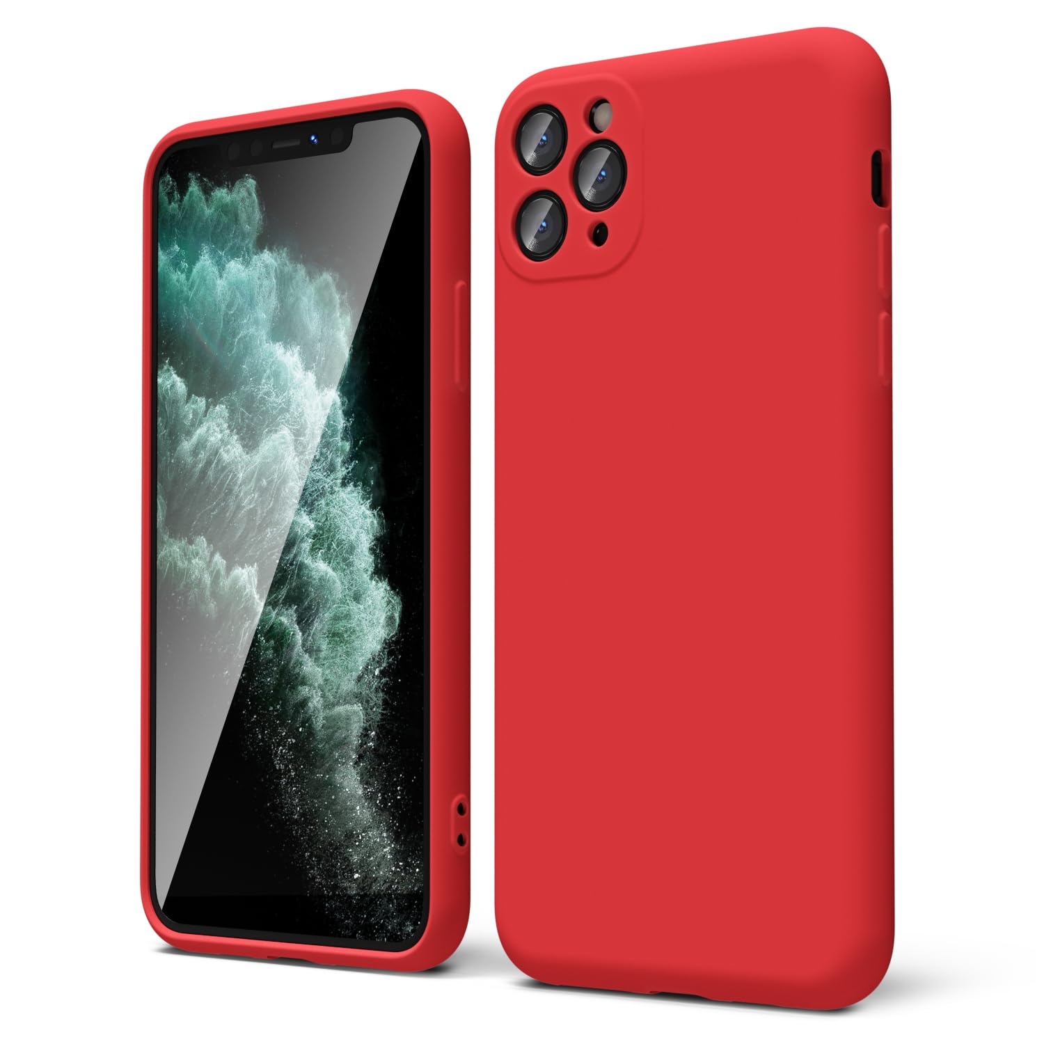 oakxco for iPhone 16 Pro Max Case Liquid Silicone, Soft Rubber Gel Elegant Aesthetic Basic Simple Cover, Cute Thin Slim TPU Matte Solid Color Plain Smooth Case for Women Girl, Light Pink — view 1330