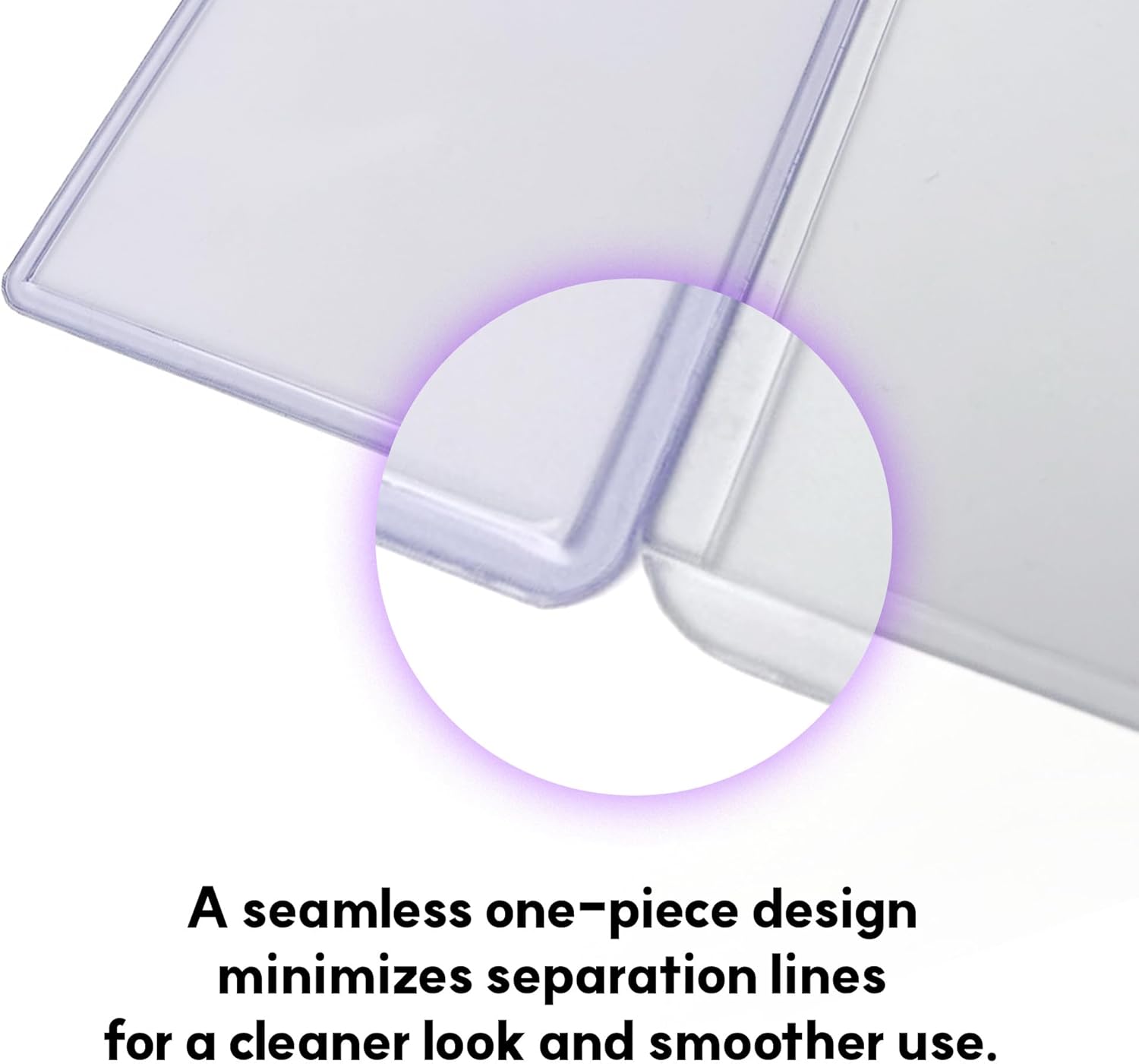 35PT Extra-Rigid Top Loaders for Cards (25 Pack) – Ultra Clear Hard Plastic Card Sleeves for Trading Cards, Collectible Cards & Sports Cards – Thick Trading Card Top Loaders & Hard Card Protectors