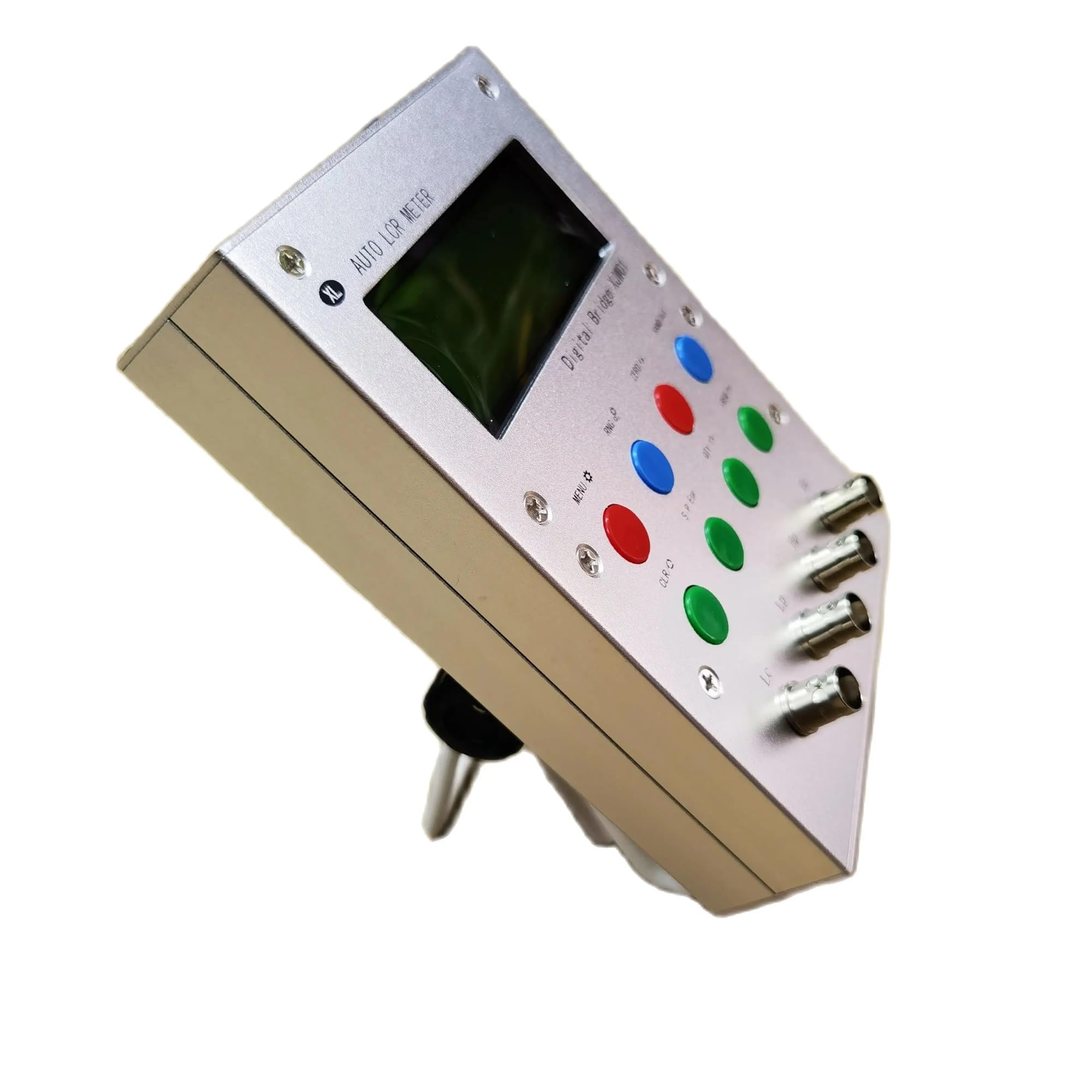 Probador de puente LCR, Comprobador de puente digital LCR, precisión de 0,3, comprobador de resistencia, inductancia y capacitancia(XJW01 Plug-in folder)