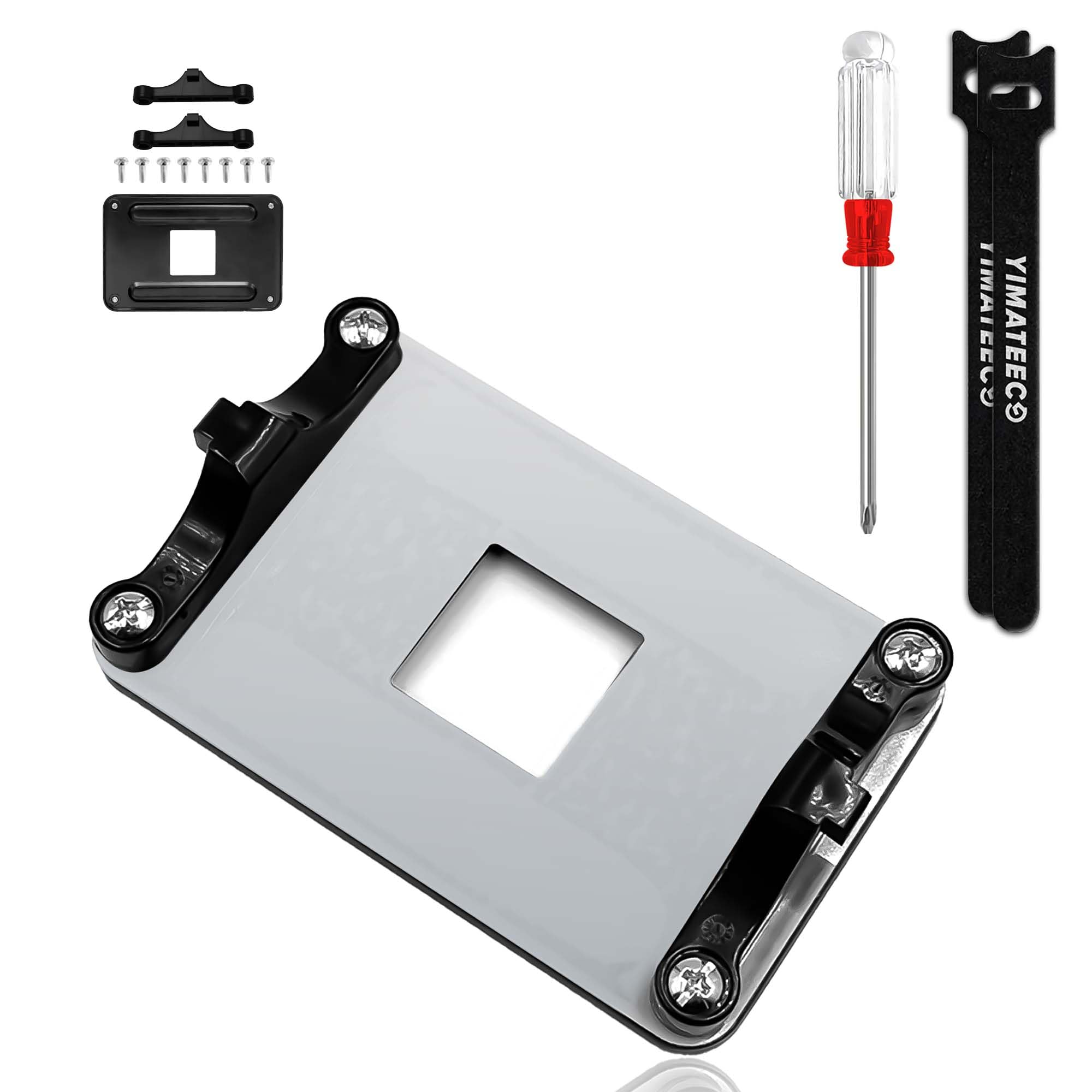 AM5 - Piastra per dissipatore di calore per scheda madre CPU backplane piastra di montaggio per ventola CPU, set di staffe di supporto per backplane in Matel, set di base per presa AMD AM5 AM4 (set di