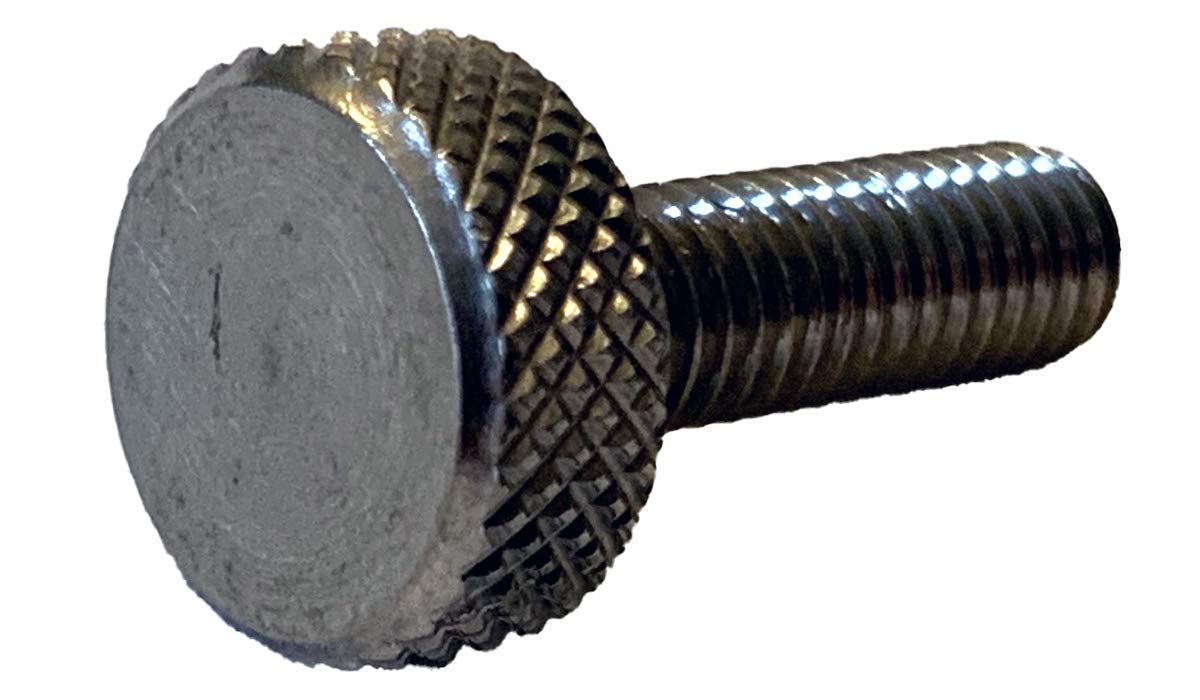 Small Parts 0810TK188 #8-32 x 5/8" Knurled Thumb Screw Full Thread 18 8 Stainless Steel (Pack of 5)