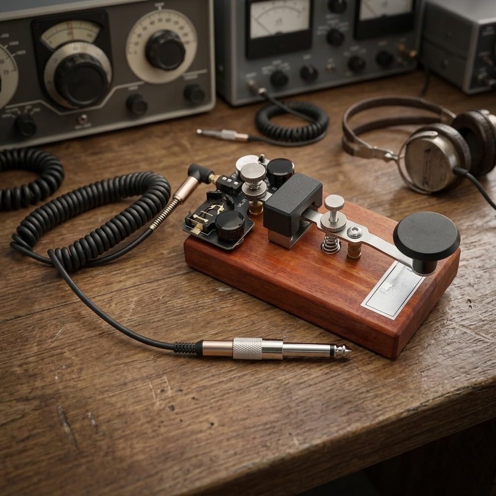 K-8 Morsecode Taste für holz Basis Ton Licht Signal K-8 Morsecode