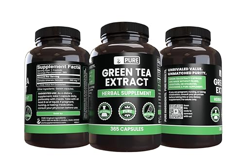 Miniatura 4 de PURE ORIGINAL INGREDIENTS Extracto de té verde, (100 cápsulas) siempre puro, sin aditivos ni rellenos, verificado por laboratorio