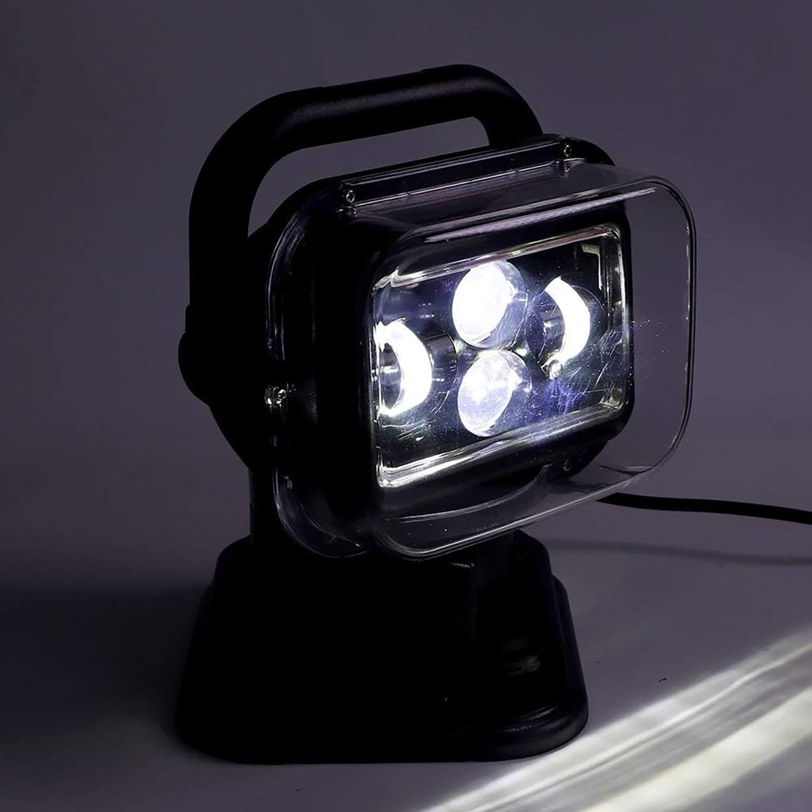 Bezprzewodowa latarka szperacyjna mocy 60W, 5500 lumenów dla łodzi
