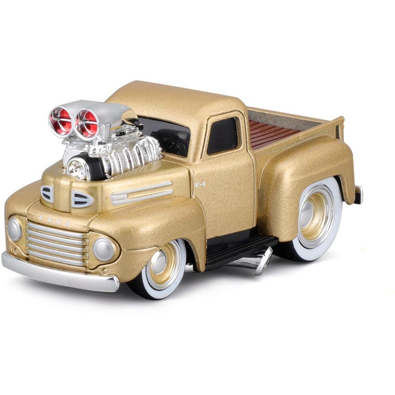 Amazon.com: Muscle Machines 1949 F1 Pickup Truck Gold
