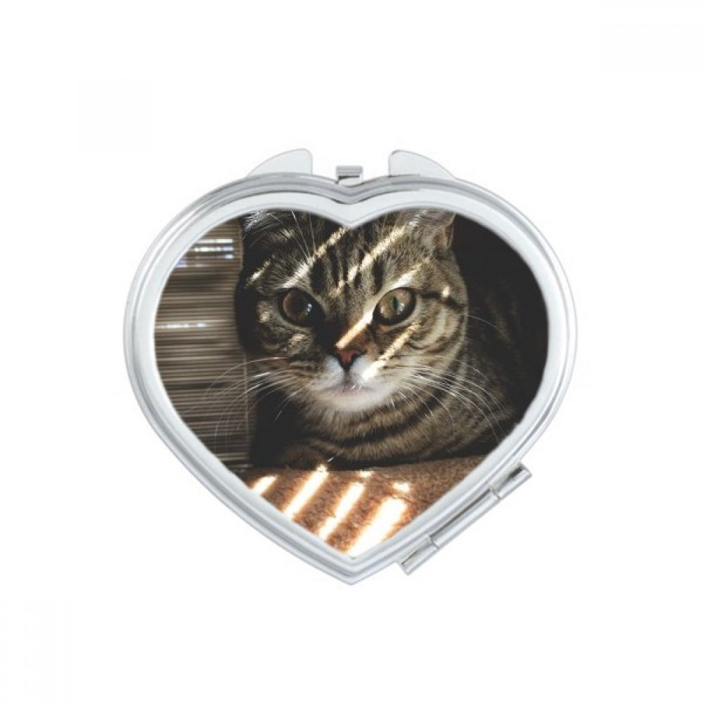Miroir de poche chat pour corriger son maquillage partout sans miroir fixe