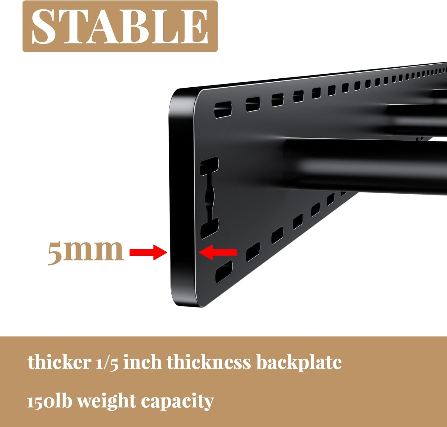 1 Pack Large Shelf Brackets Long Floating Shelf Bracket Invisible Floating Shelf Hardware Heavy Duty Floating Mantel Brackets(70"X8"X1.5")