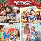 Advent Calendar 2025 Flower Building Blocks for Kids, 24-Day Christmas Calendar with 24 Colorful Flower Bouquets Made of Building Blocks,Christmas Flower Building Toy Gift for Boys and Girls - Image 4