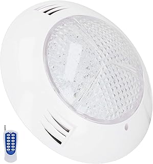 Pool Lights for Inground Pool, LED Pool Lights Underwater 300LED, IP68 Waterproof RGB Underwater Lights with RF Remote Control, Decoration Light for Pond Party Garden Landscape Lighting 18W AC12V