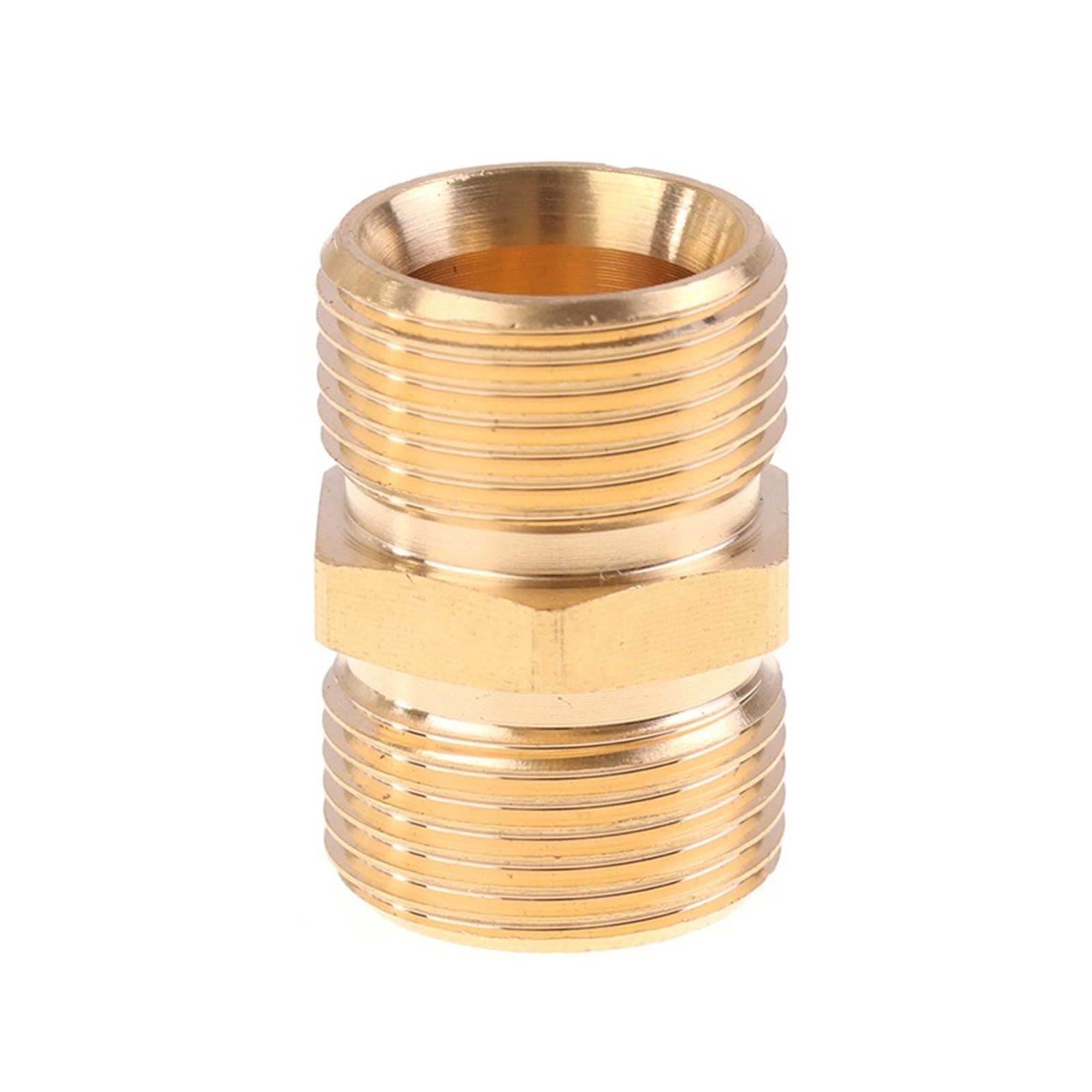 Bngdfdgh Men's M22-14-15 1Pcs Copper M22 14Mm And 15Mm Thread Fe Hose Coupler Adaptor High Pressure Washer Extension Connector Adapter(M22-14-15)