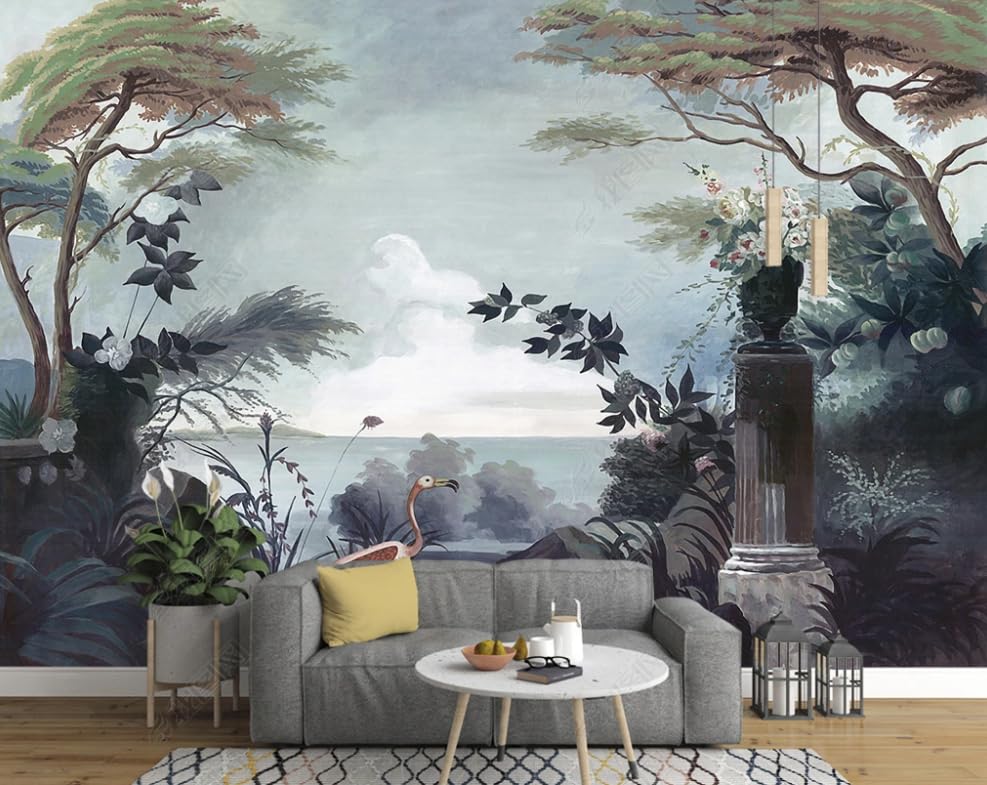 Poster géant mural jungle intissé facile à poser 450cm - 2