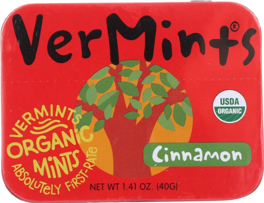 VerMints All Natural CinnaMints, 1.41-Ounce Packages (Pack of 6) by Vermints