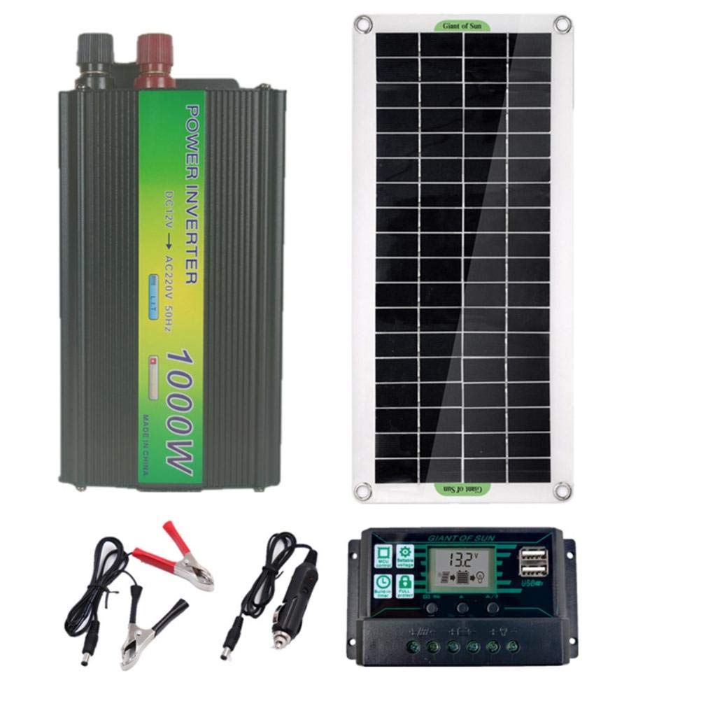 Buy 1000W 12V Monocrystalline Panels System Kit Solar Panels Kit Lightweight Portable Solar