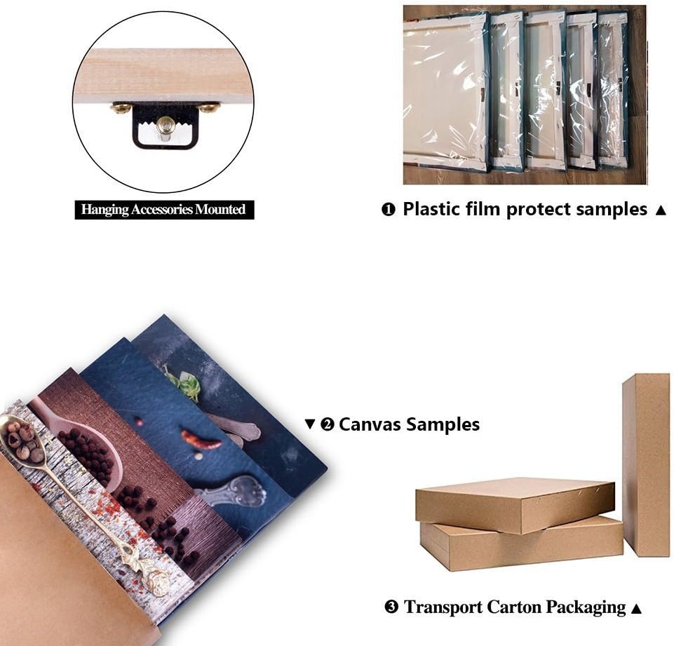 Tku's Blue Elephant Canvas Wall Art, Beautiful Animal Picture, 1 Piece Painting Home Decor for Bedroom Bathroom, Framed Ready to Hang (Waterproof) waterproof 12 in x 16 in Purple Blue Elephant