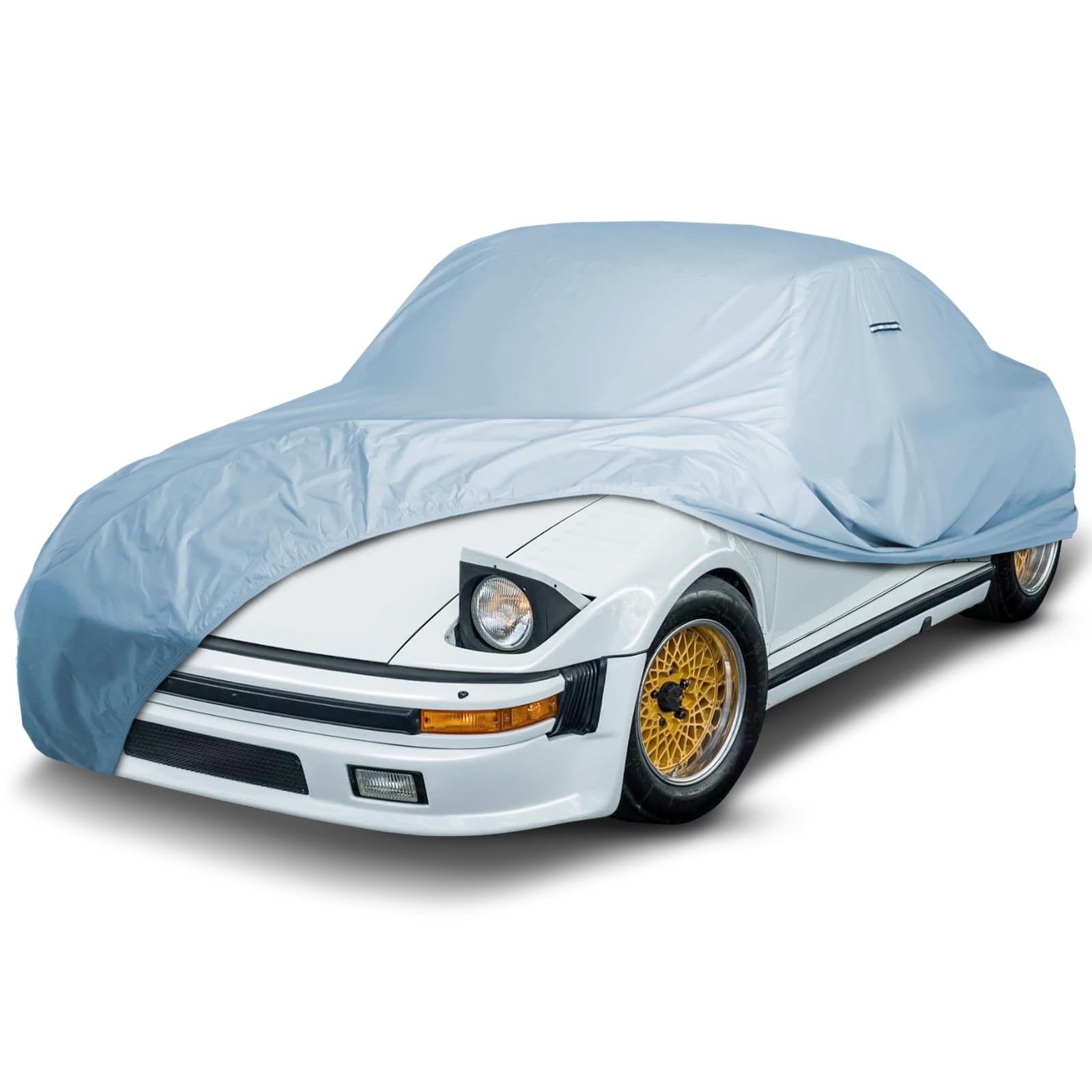 iCarCover Custom Car Cover for Porsche 930, 944, Waterproof All-Weather Rain Snow UV Sun Protector Full Exterior Indoor Outdoor Car Cover (Fits 1975-1991) Sky Gray 86. Porsche 930, 944 1975-1991