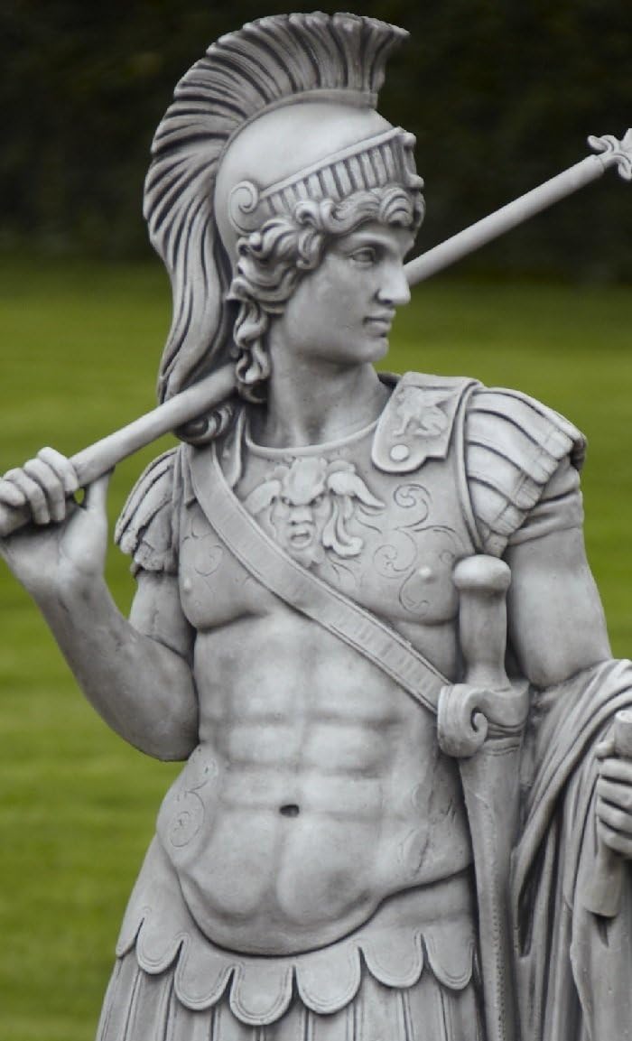 Border Stoneware Roman Centurion statue Amazon.co.uk Garden