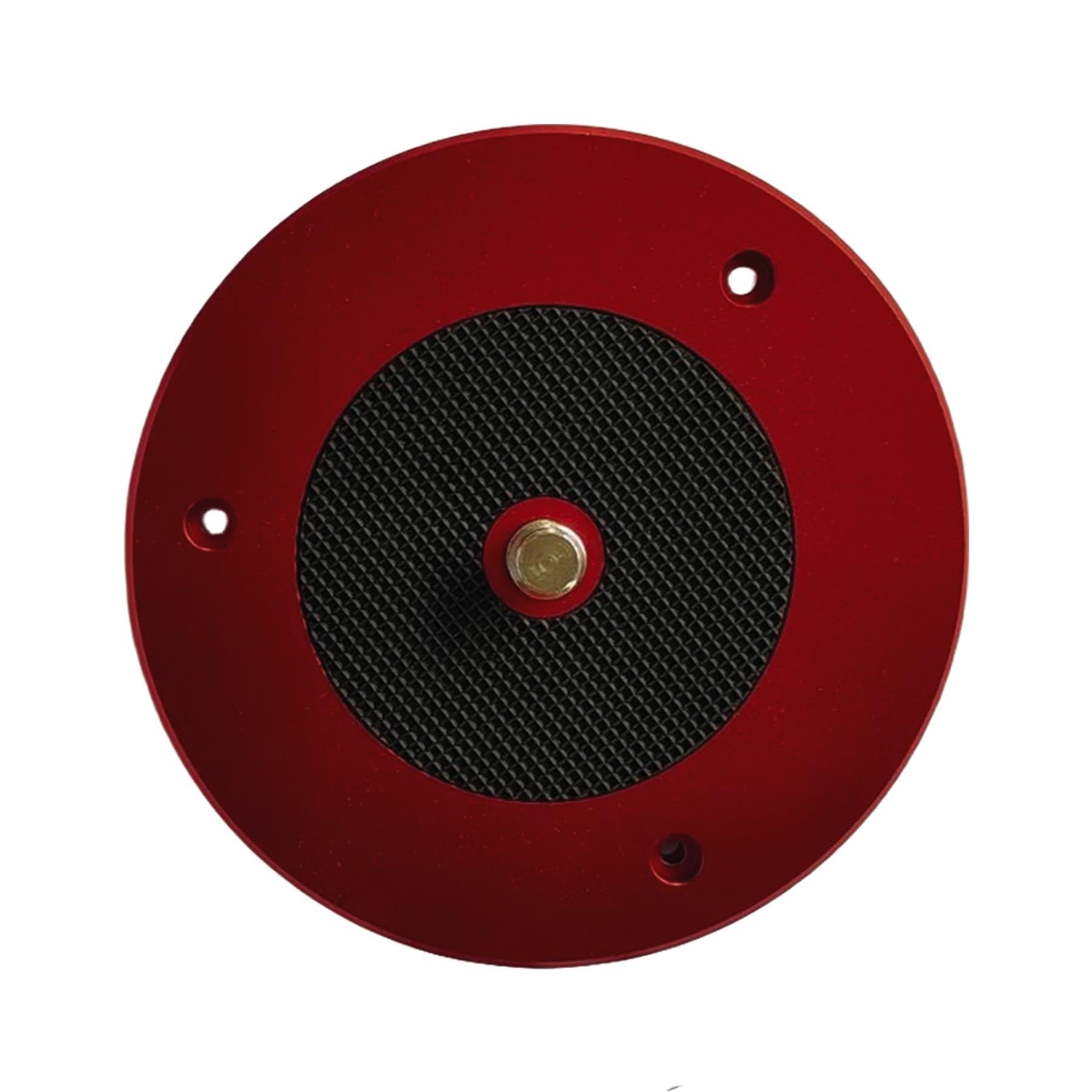 Kenro 100mm Flat Plate - Red - 3" Screw