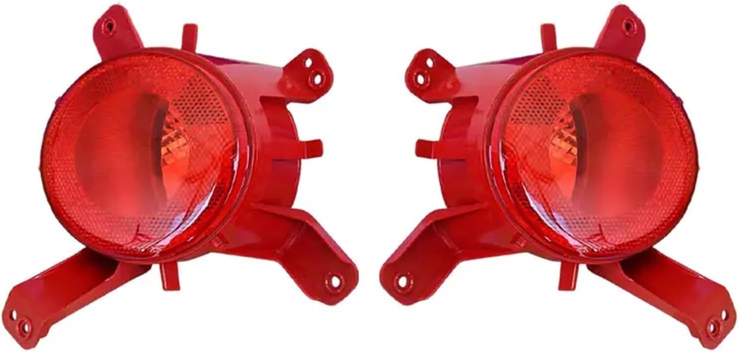 Rear Bumper Reflector Lamp Red Car Accessories Compatible For Hyundai Veloster 2013 2014 2015 2016 2017 Rear Bumper Light Reflector Light Warning Brake Light Signal Lamp LED Rear Bumper Light(Metallic