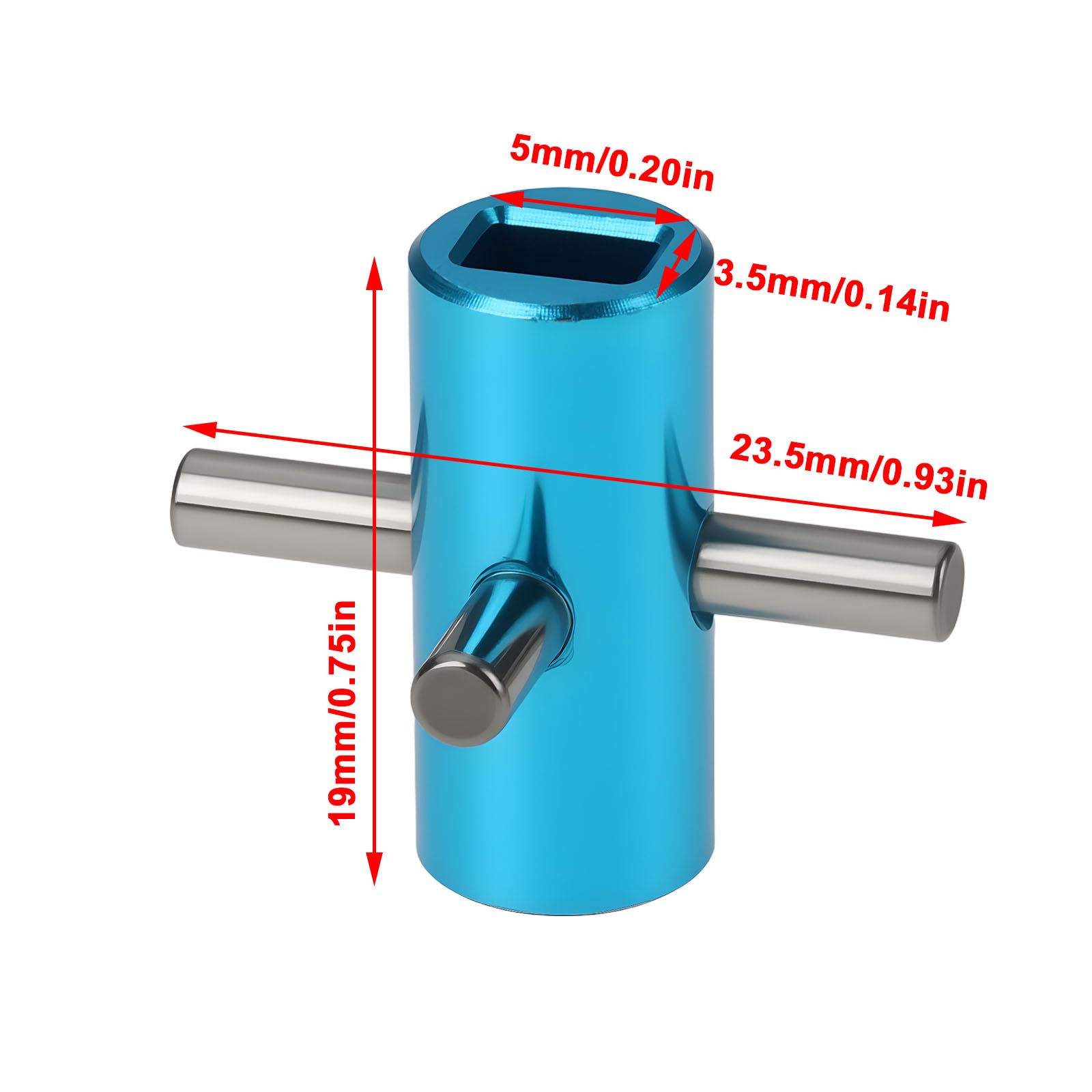 eMagTech 2PCS RC Car Diff Locker Part Differential Fixed Shaft Compatible with T-amiya TT02 TT02D RC Car - Image 4
