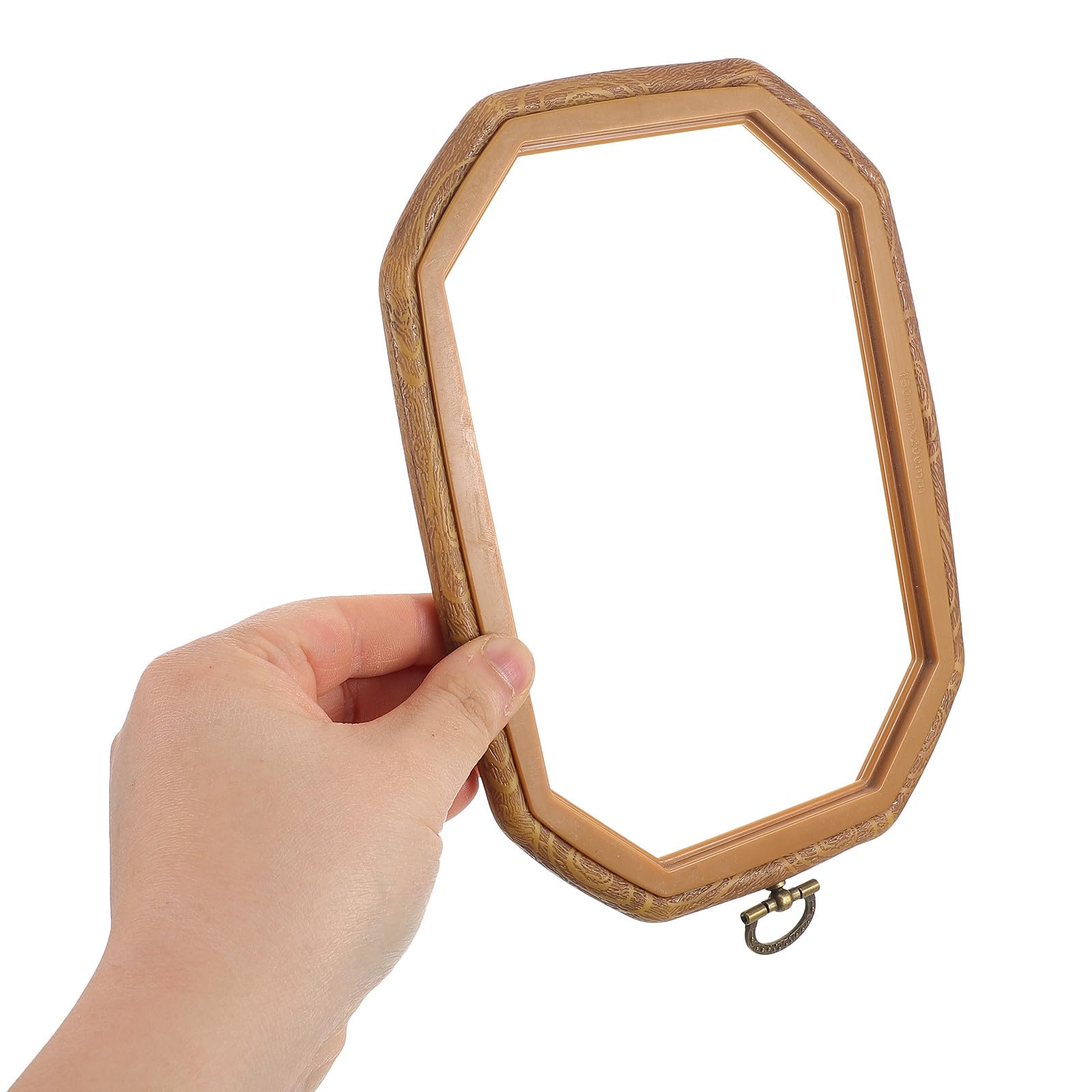 Anneome 3piezas Bastidor de Bordado de Punto de Cruz Juego de Aros de Bordado Reutilizables de Plástico para Proyectos de Costura DIY y Decoración del Hogar