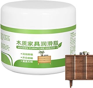 家具用木工ワックス,35グラム 騒音低減 多目的 潤滑グリース - 木材仕上げワックス | 引き出し スライドドア テーブル 窓 キッチン 店舗 のこぎり まな板 カウンタートップ 器具用