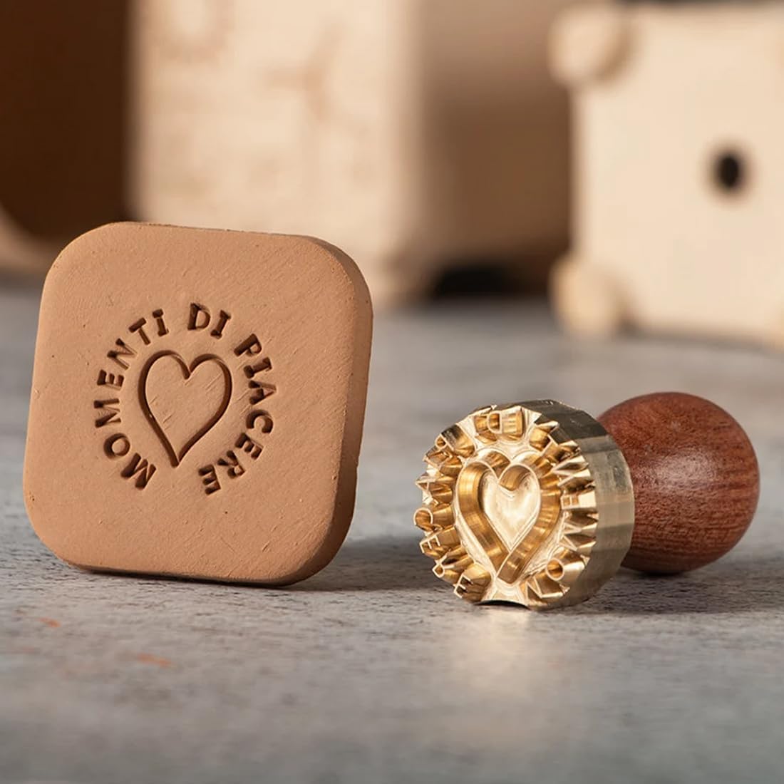 Vniqloo Brass Personalised Pottery Signature Stamp | Ceramic Logo Stamper | Custom Pottery Stamp | Mold For Clay | Gift For Potters