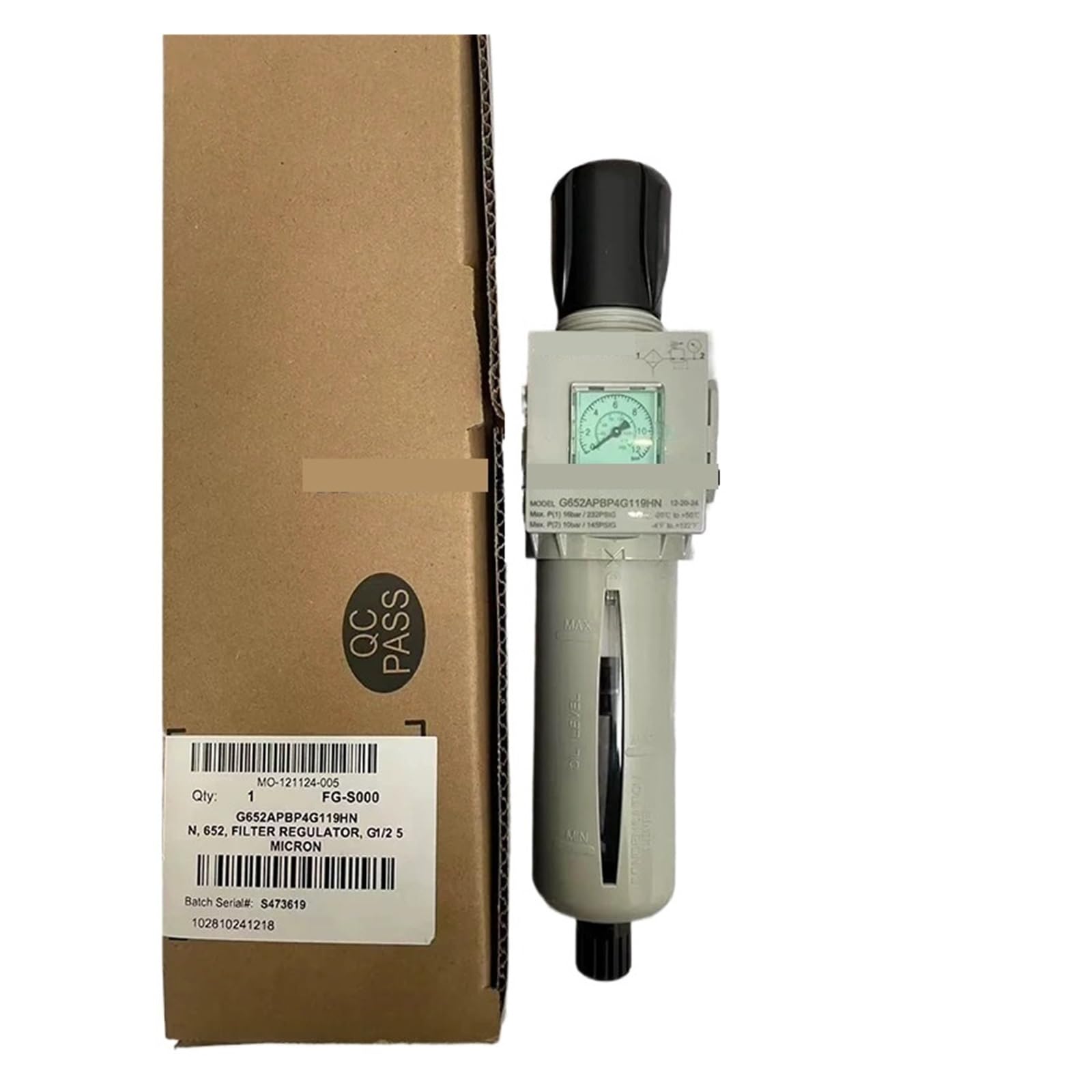 NACODLUL G652APBP4G119HN G1/2 Screw Thread Filter Regulators