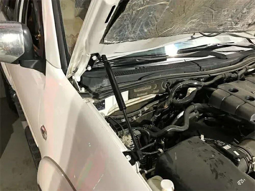 Wymiana rozpórki gazowej przedniej maski do Mitsubishi Triton L200 Strada Hunter 2005-2014 przednia maska, amortyzator gazowy, sprężyna amortyzująca