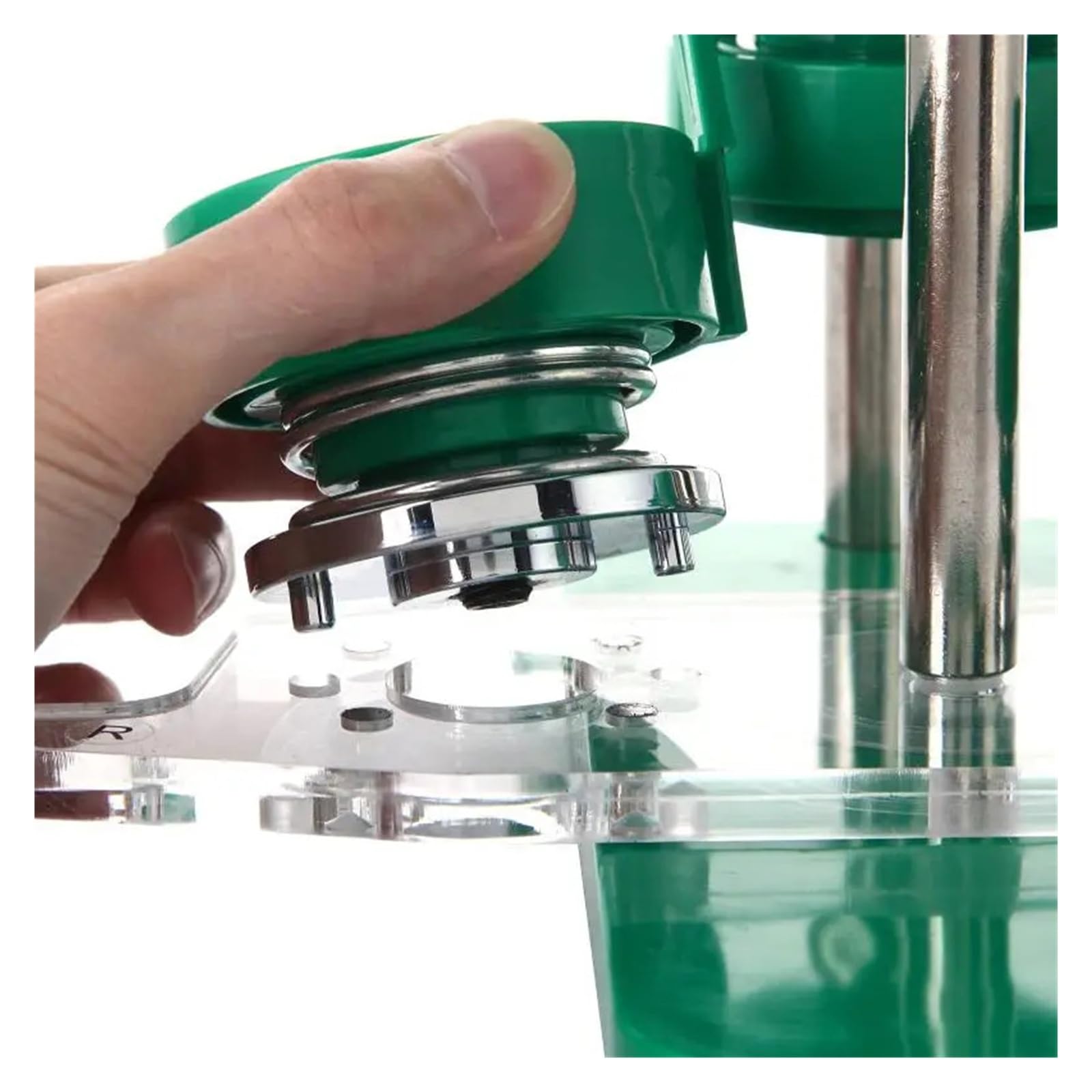 Maszyna do produkcji znaczków DIY 25/32/44 mm ze 100 zestawami pustych materiałów na znaczki, magnetyczna forma ręcznego tłoczenia, regulowana Różnego przeznaczenia