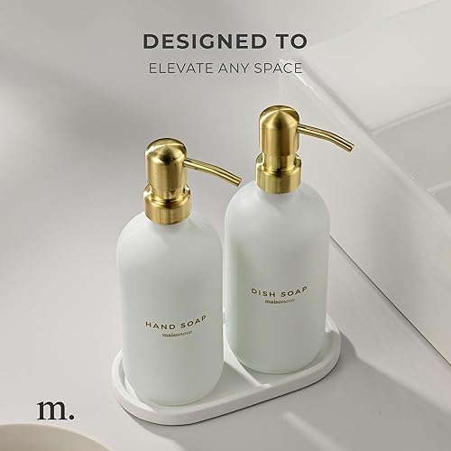 Miniatura 6 de MaisoNovo Bomba de Jabón de Repuesto - 2X Bombas de Metal Dorado - Dispensador de Bomba - Reemplazo de Bomba Dispensadora de Jabón - Bomba de Jabón