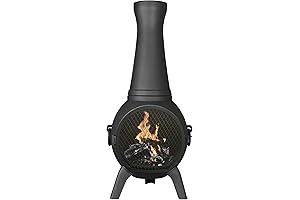 Blue Rooster Prairie Fire Chiminea
