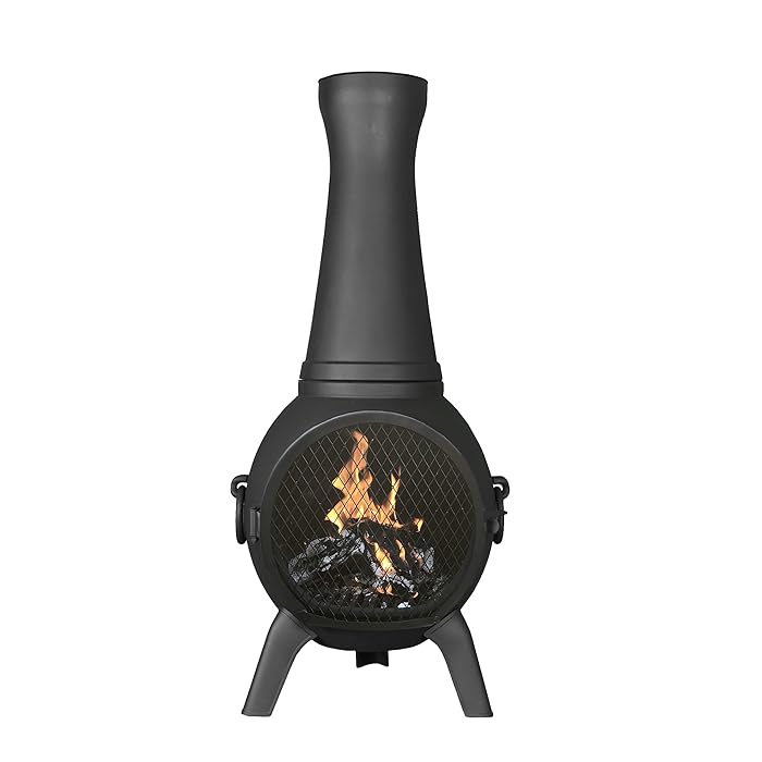 Buy Prairie Fire Outdoor Chiminea Fireplace by The Blue Rooster Rust