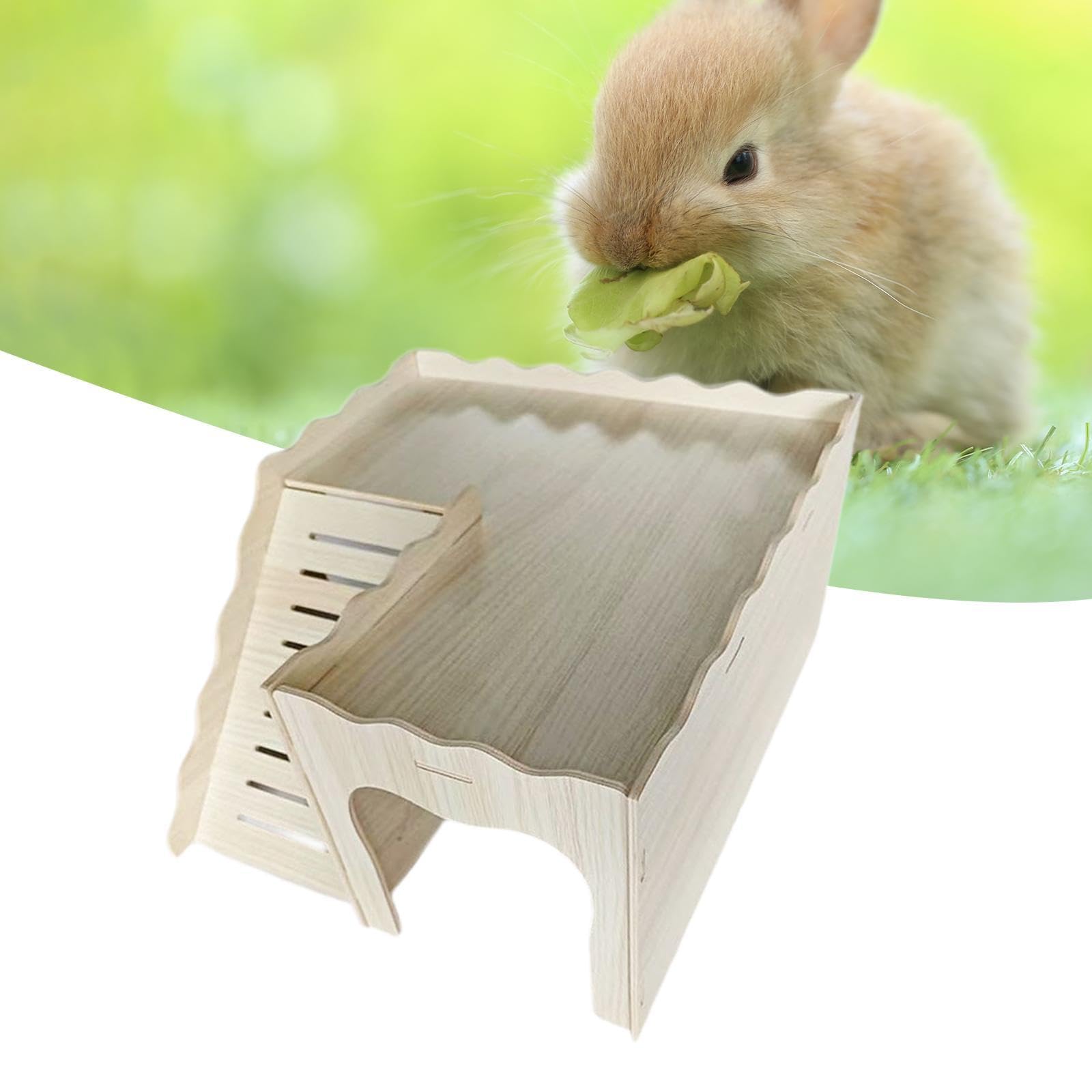 Milageto pour Hamster, Cage de pour Hamster, Jouet d'escalade, en Bois pour Cochon d'Inde, Maison pour Hamster pour Autres Petits