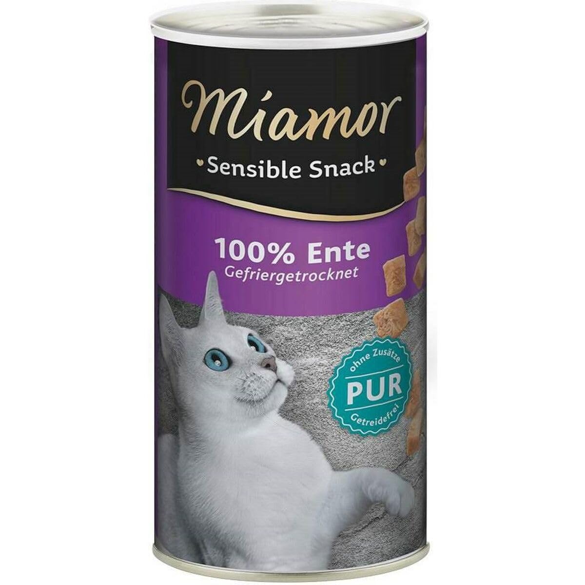 MIAMOR Katzensnack Sensible Ente Pur 12x30g
