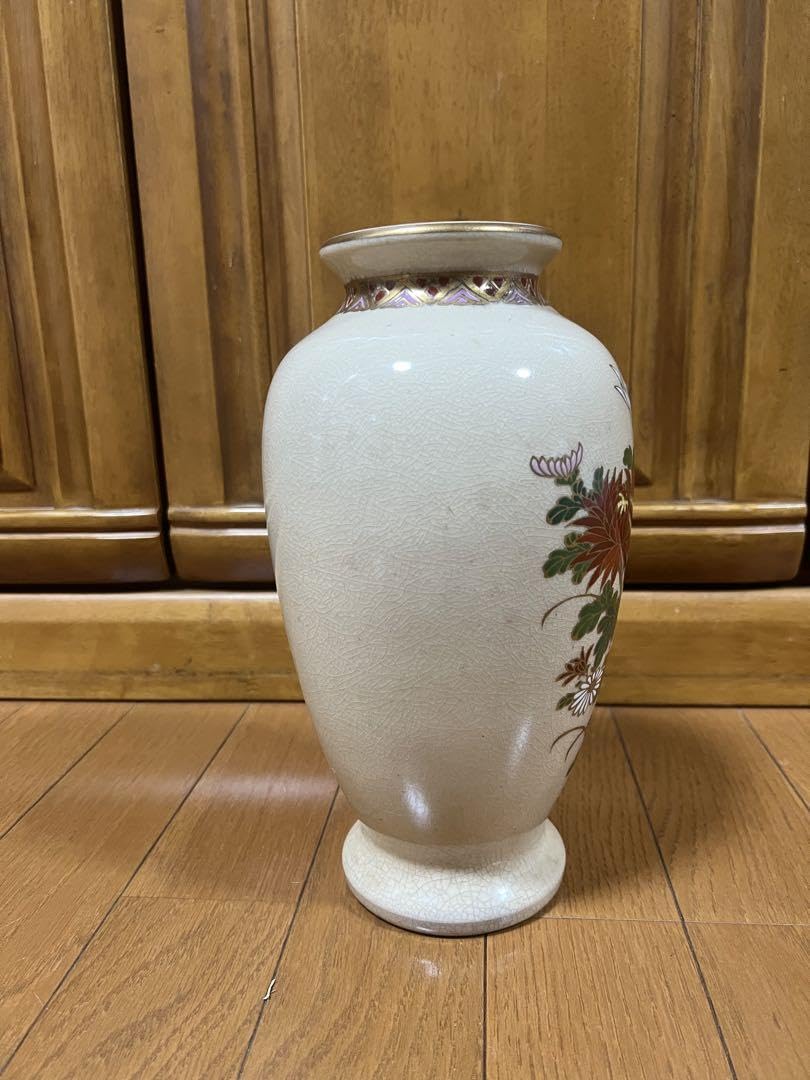 花瓶 花入 薩摩焼 薩摩焼 薩陶山 花瓶花器花入直径約10cm高さ19cm｜Yahoo!フリマ