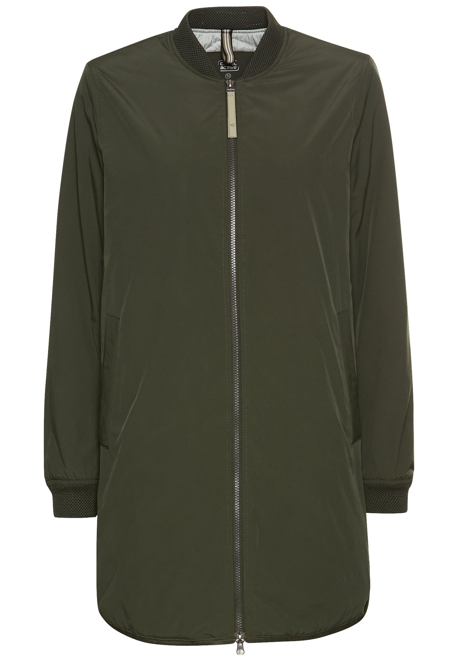 camel active Damen Wasserabweisender Mantel aus reinem Polyester