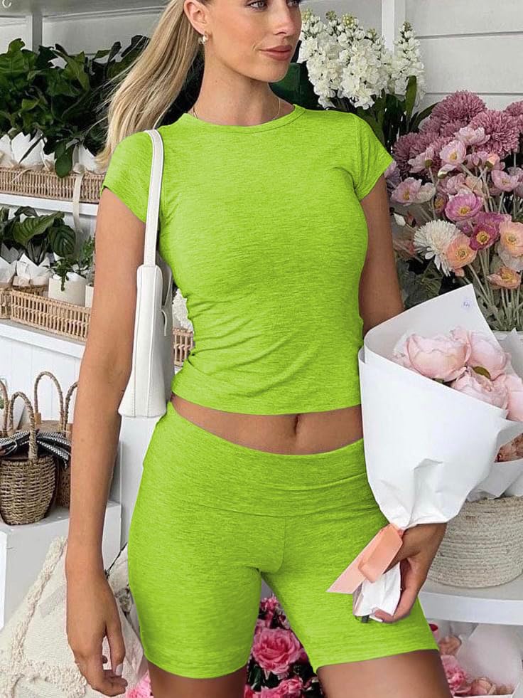Image of Nimsruc Two Piece Lounge Sets For Women short sets