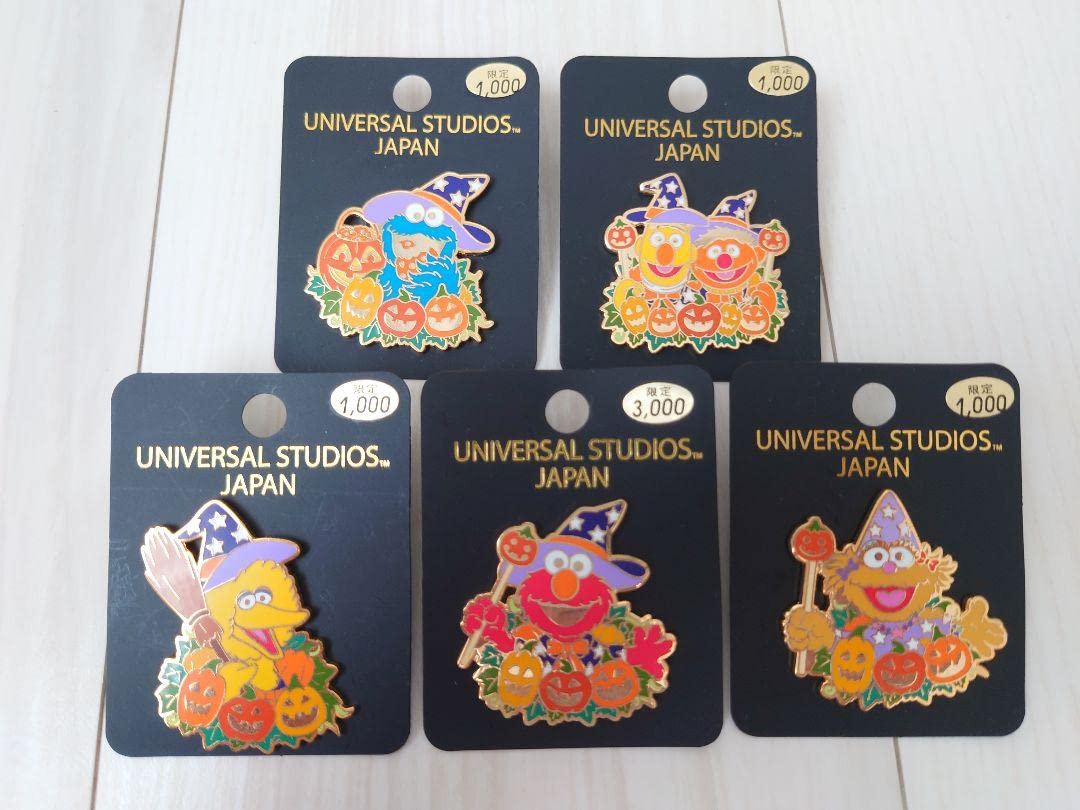 USJ セサミストリート 5周年 限定品 ピンバッチ コンプリート 入手困難