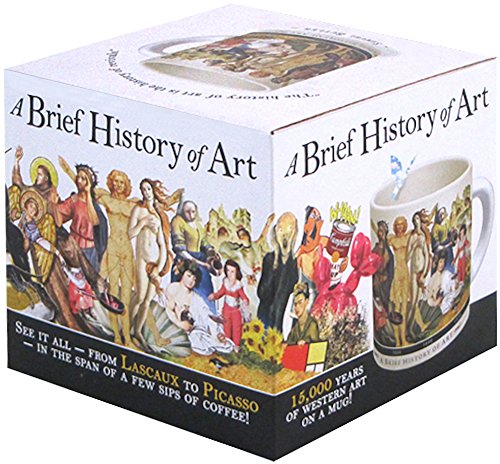 Brief History of Art Coffee Mug - History's Greatest Masterpieces From Da Vinci to Koons - Comes in a Fun Gift Box - Thumbnail 5