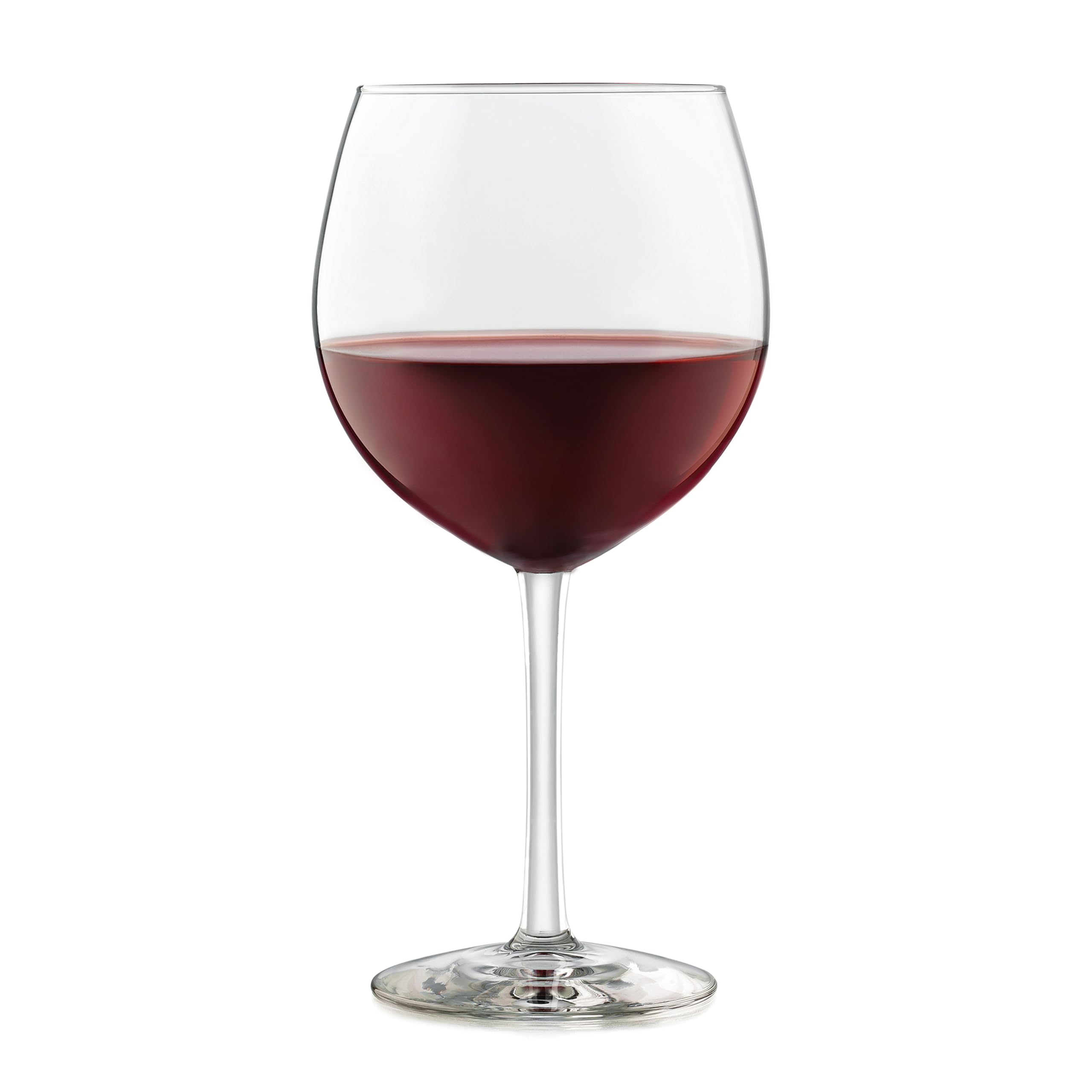Libbey Midtown Red Wine Glass Set, 18.25 Oz Elegant Large Red Wine Glasses Set of 8, Long Stem Glass Wine Glasses for Weddings, Birthdays, and More