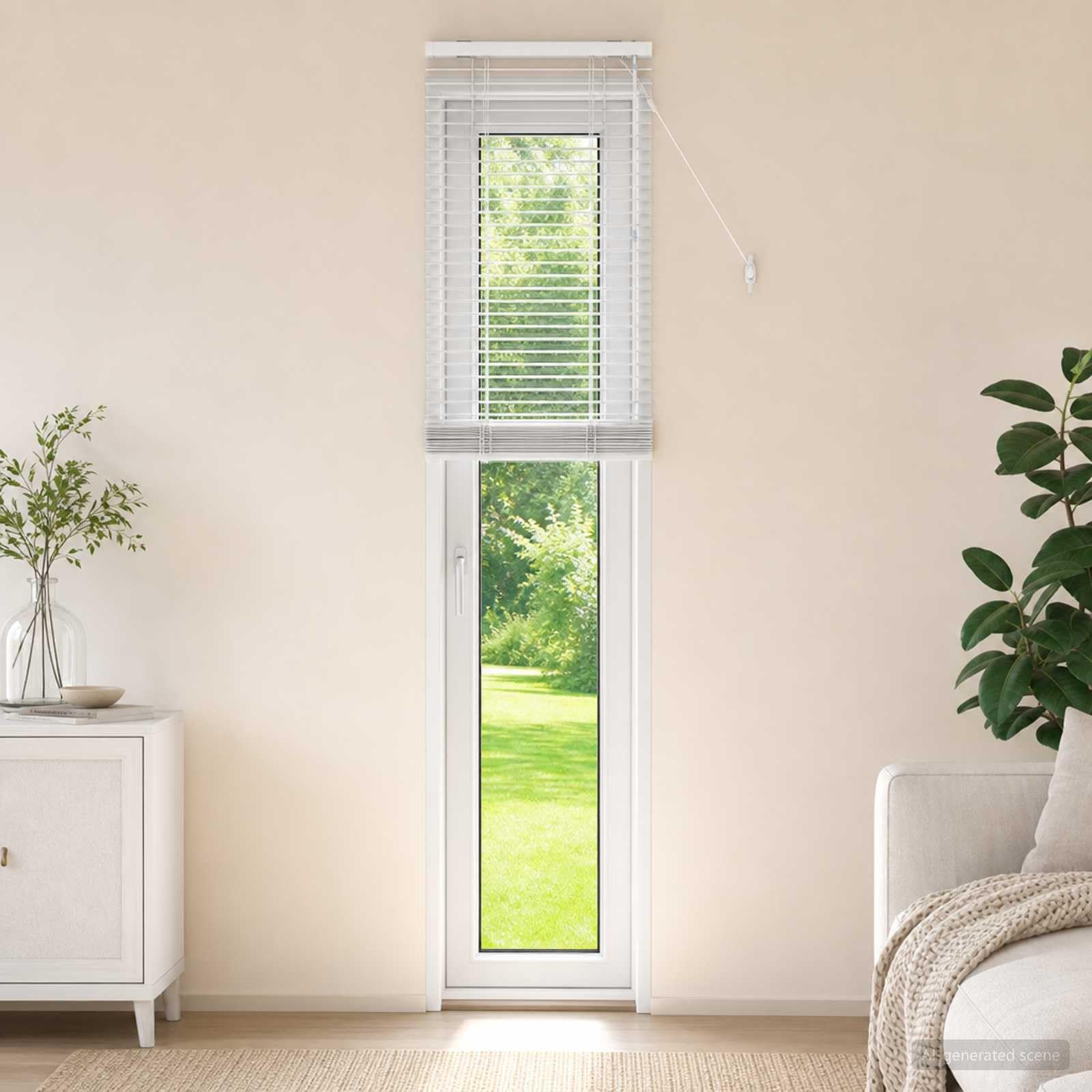 vidaXL Żaluzja wenecka Biały 40 x 250 cm 35 mm