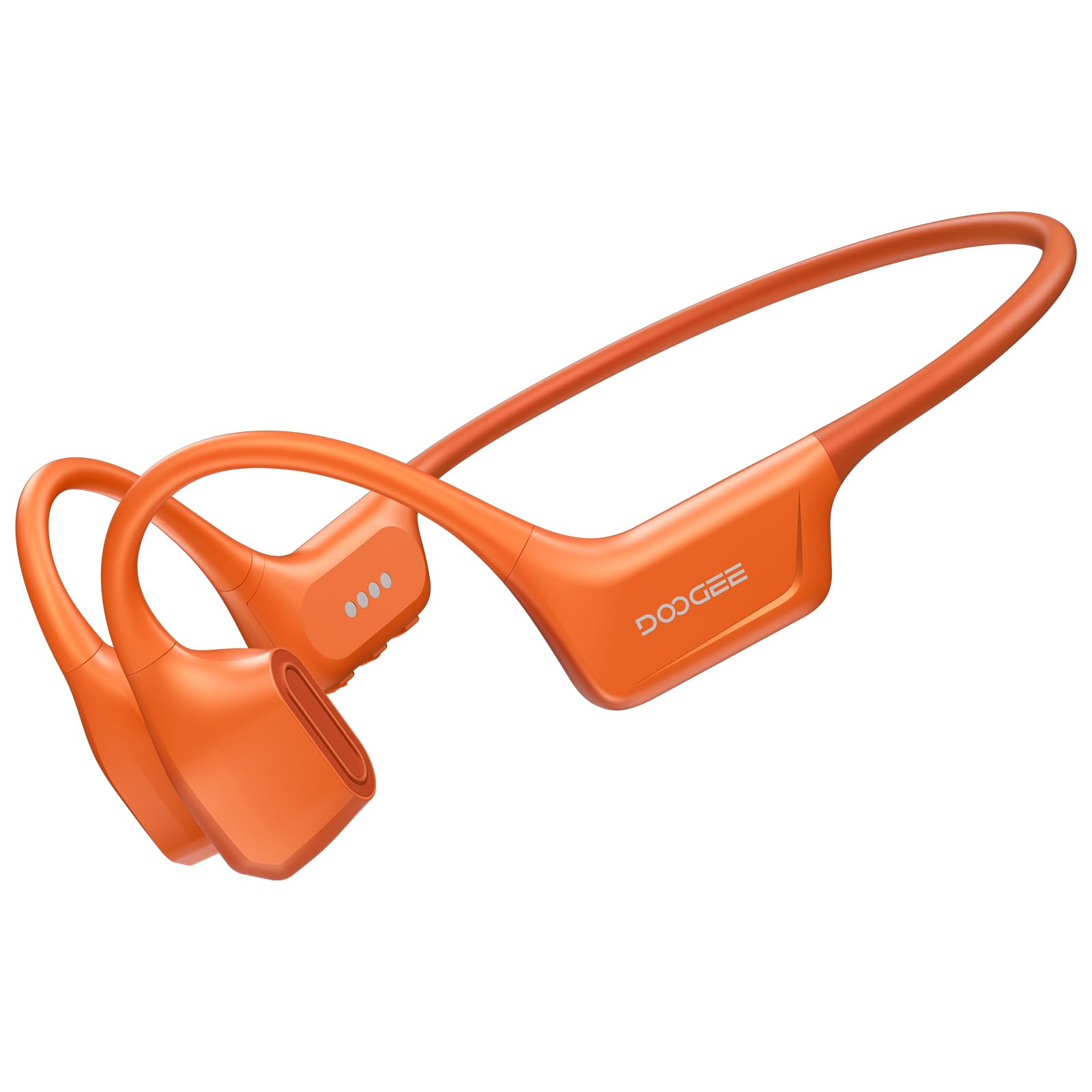 Auriculares de conducción ósea IP68, batería 10h, Bluetooth 5.4, Almacenamiento 64GB y Modo MP3, Deporte, Ciclismo y natación (Gris Oscuro)