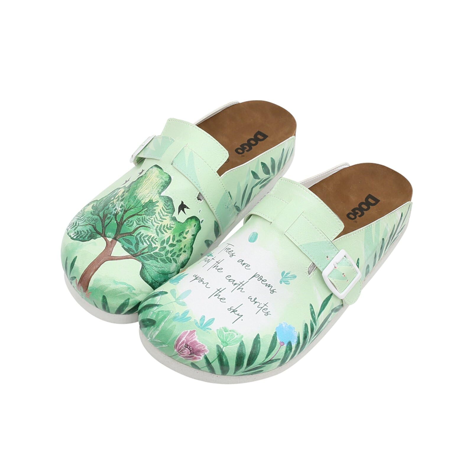 DOGO Damen Clogs - Vegane Damen Clogs und Nachhaltige und Bunte Pantoletten