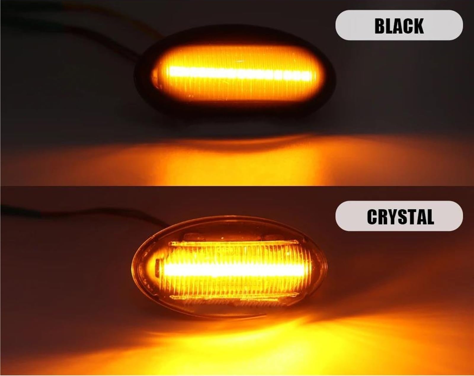 Piloto Intermitente Luces LED dinámicas señal Giro Coche Luces indicadoras posición Lateral para Citroen C2 2003 2004 2005 2006 2007 2008 2009 2010 2 uds. Luz señal Giro (Color : Super Clear)