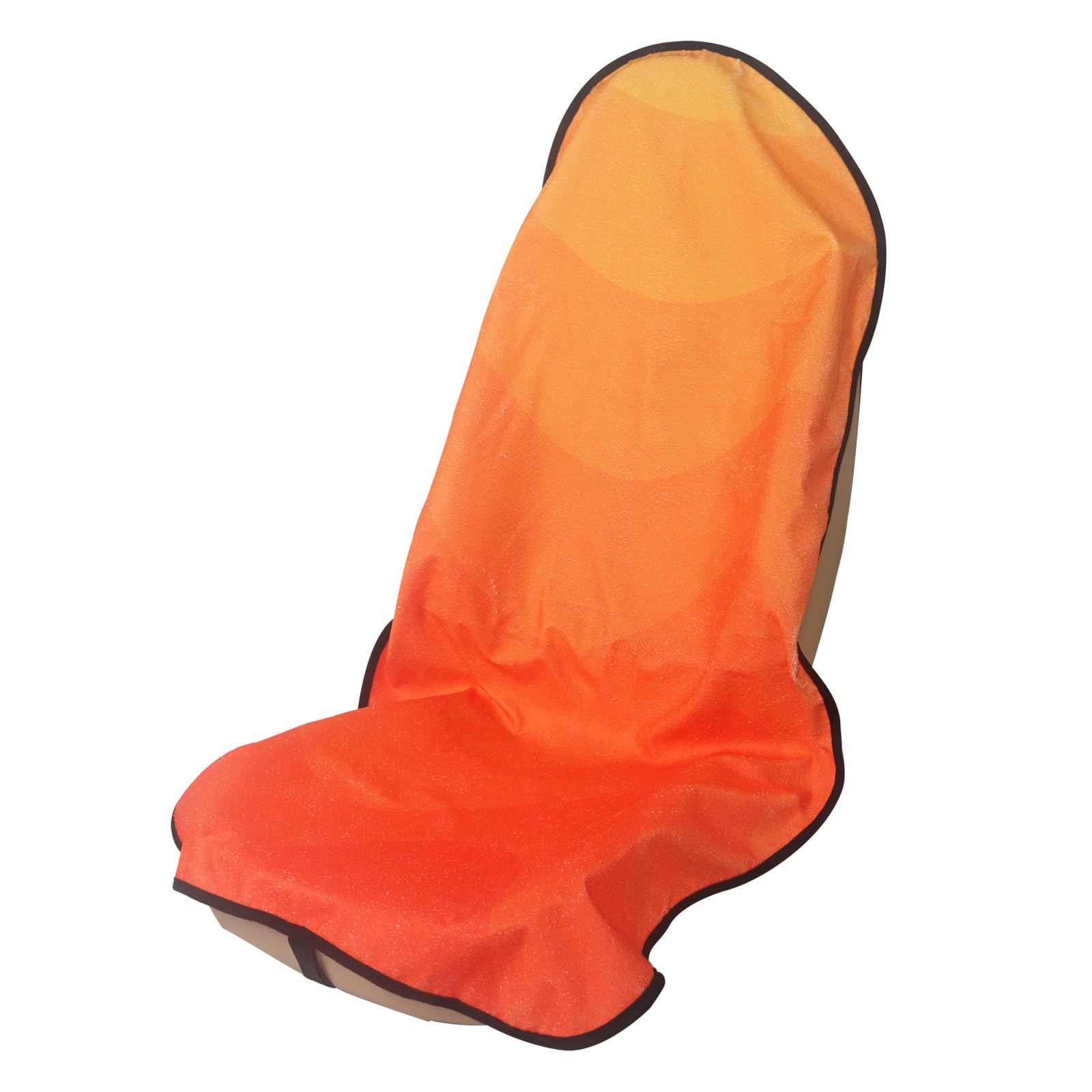 nbnhxnff Car Seat Cover (Orange, 1pcs Front Seat)