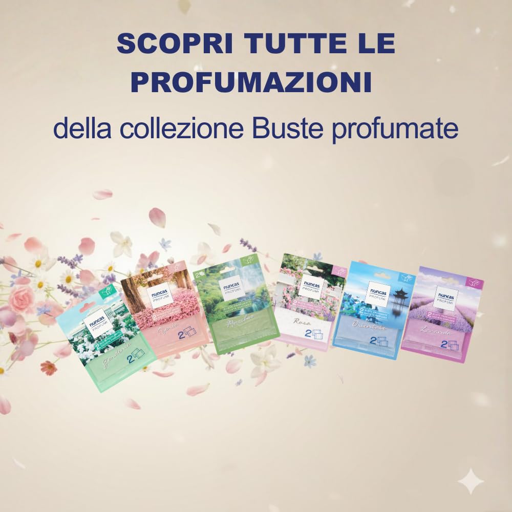 Nuncas Buste Profumate - per Cassetti - Muschio - 2 Pezzi