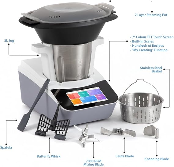 Smart Kitchen Thermo Cooker - Self Cleaning Slow Cook Soup Maker - App Control