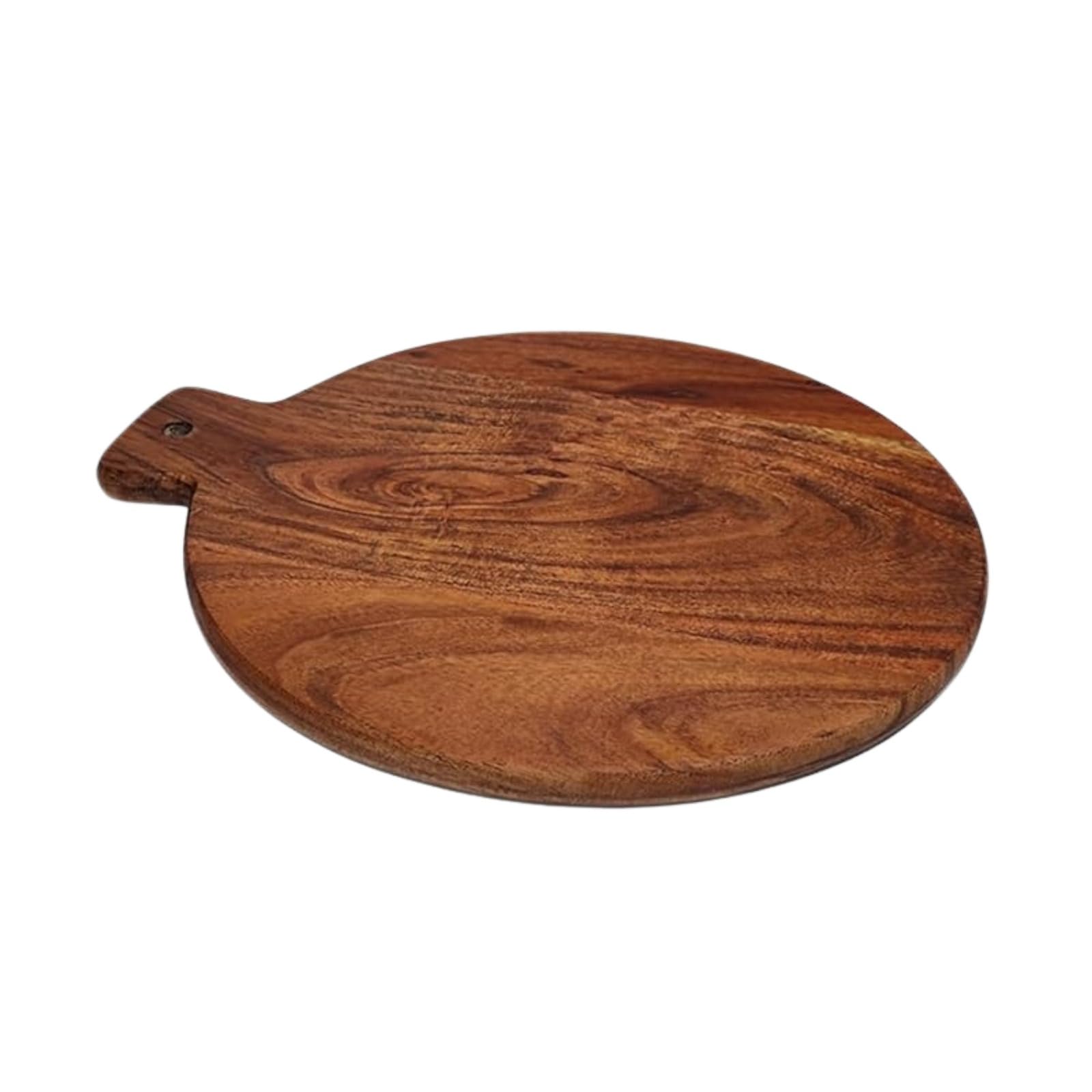 Make in Modern Acacia Wood Chopping Board – 14x12 Inches | Handmade, Reversible, Durable Cutting Board for Kitchen & Serving | Rustic Cheese Platter, Bread or Meat Board