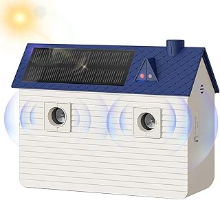 Dog Bark Deterrent Devices: Ultrasonic Anti Barking Device for Dogs with 3 Training Modes 50 FT | Solar Dog Barking Deterrent Devices | Stop Barking Dog Device for Indoor (Blue)