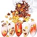 Fall Nail Art Stickers Nail Art Sequins Nails Decorations Supply Manicure Tips Accessories 1 Box Autumn Gradient Maple Leaf Thin Nail Sequins